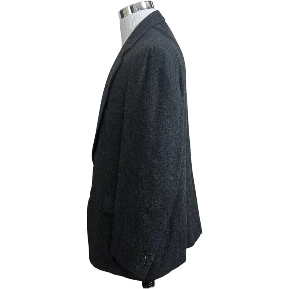 Lacrosse Highlander Mens USA Made Vintage 100% Camel Hair Blazer Sportscoat 44R - Picture 3 of 10